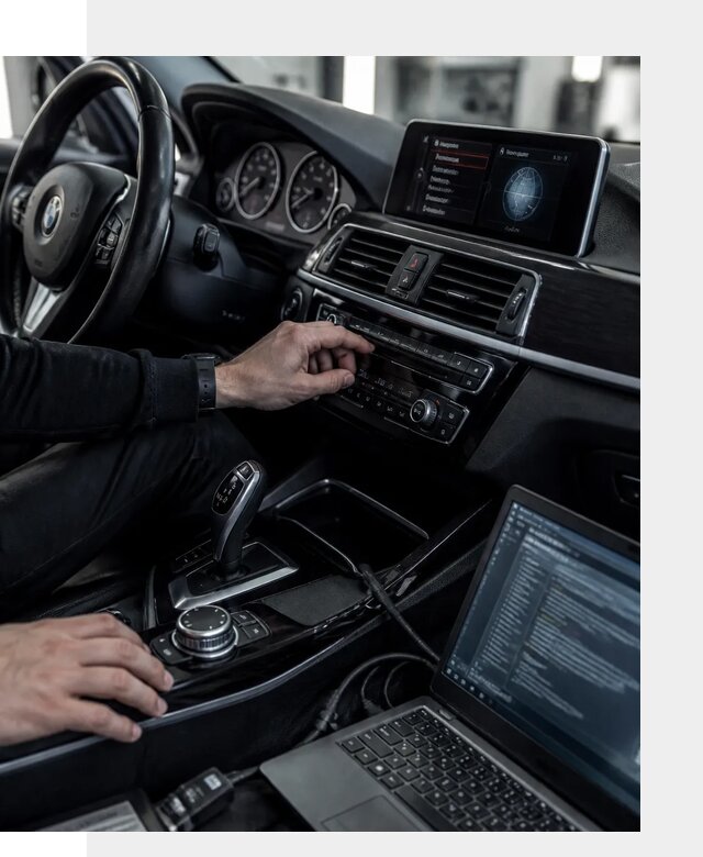 Русификация автомобилей BMW с адаптацией меню и функций в Каменке