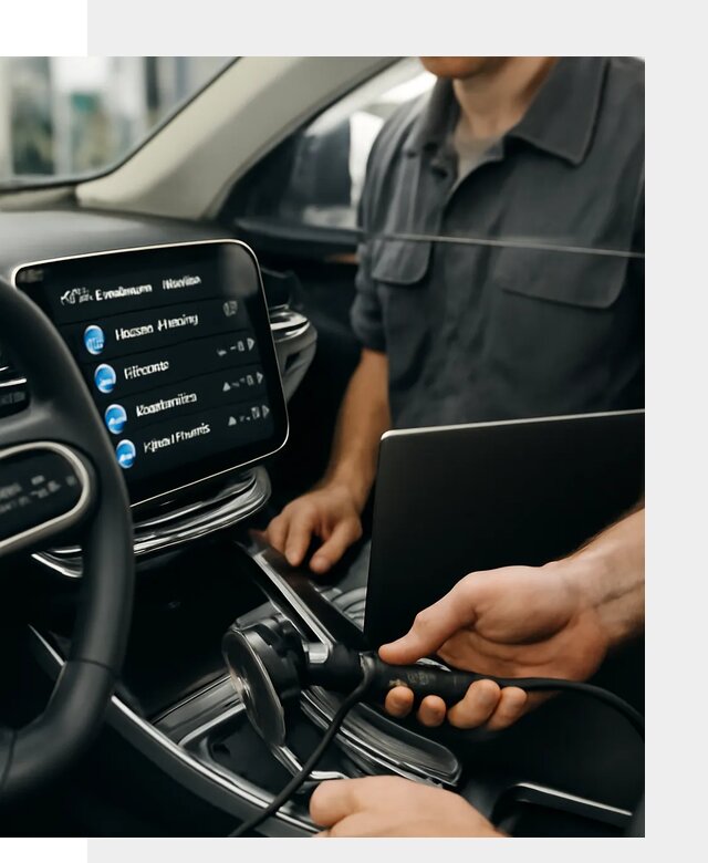 Установка приложений Geely для мультимедиа автомобиля в Каменке