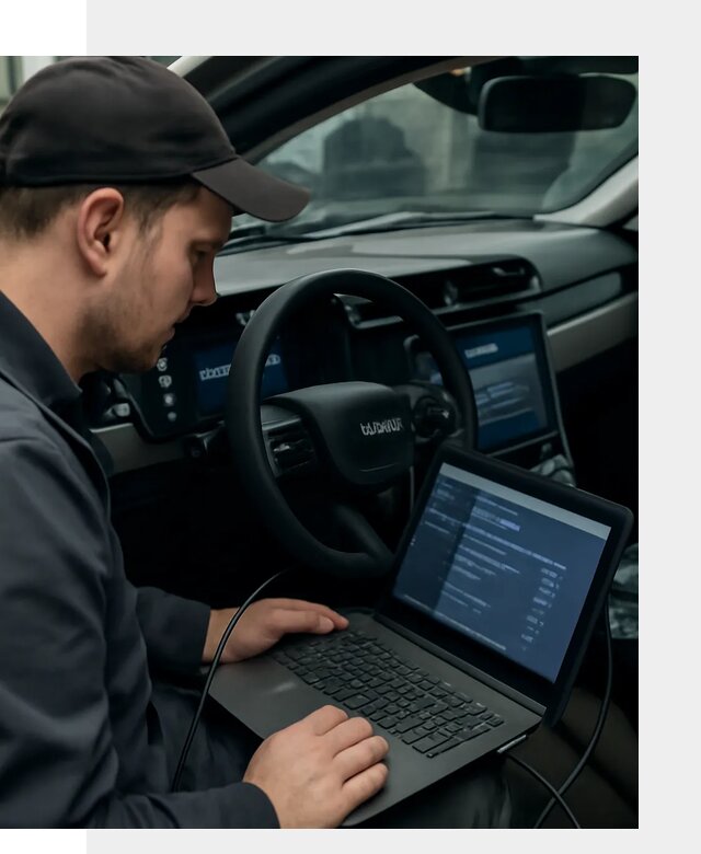 Профессиональная русификация автомобилей Lynk Co в Каменке