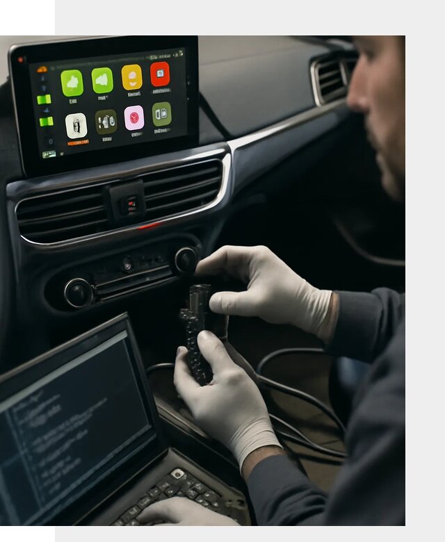 Активация Apple CarPlay в Каменке для штатной мультимедиа